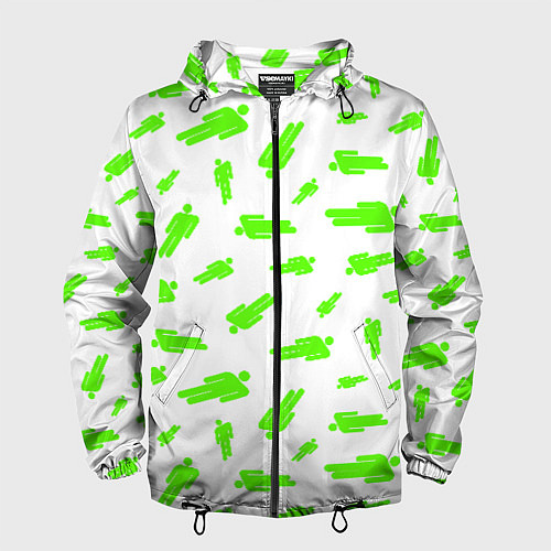 Мужская ветровка Billie Eilish: Blohsh / 3D-Черный – фото 1