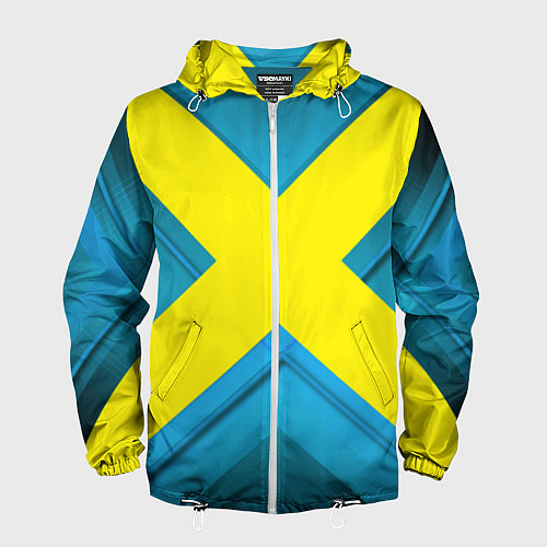 Мужская ветровка Икс для косплея / 3D-Белый – фото 1