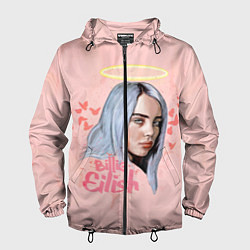 Ветровка с капюшоном мужская Billie Eilish, цвет: 3D-черный