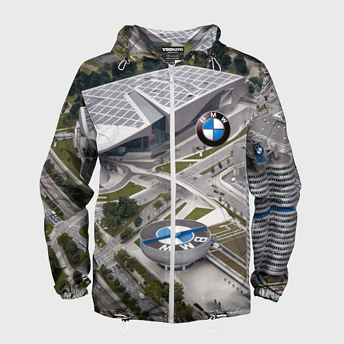 Мужская ветровка BMW city / 3D-Белый – фото 1