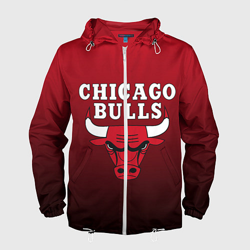 Мужская ветровка CHICAGO BULLS / 3D-Белый – фото 1