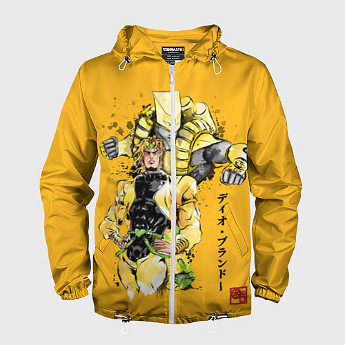 Мужская ветровка JoJo Bizarre Adventure / 3D-Белый – фото 1