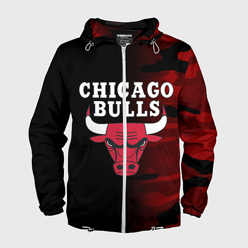 Мужская ветровка CHICAGO BULLS / 3D-Белый – фото 1