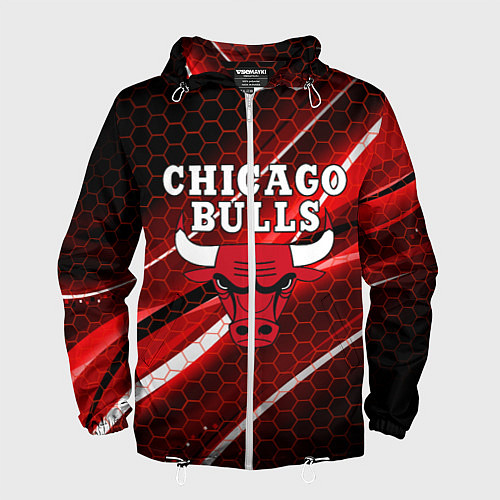 Мужская ветровка CHICAGO BULLS / 3D-Белый – фото 1