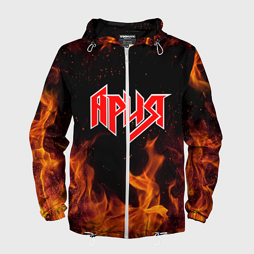 Мужская ветровка АРИЯ / 3D-Белый – фото 1