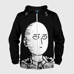 Ветровка с капюшоном мужская ONE-PUNCH MAN, цвет: 3D-белый