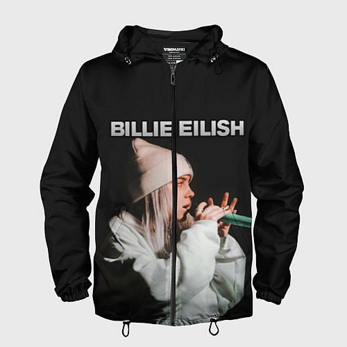 Мужская ветровка BILLIE EILISH / 3D-Черный – фото 1