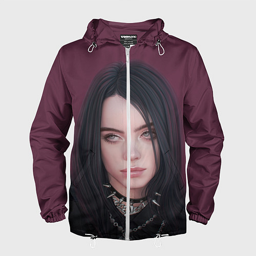 Мужская ветровка BILLIE EILISH / 3D-Белый – фото 1