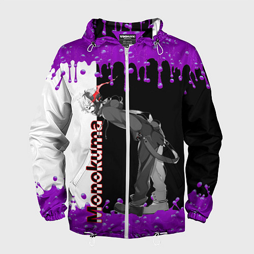 Мужская ветровка Monokuma / 3D-Белый – фото 1