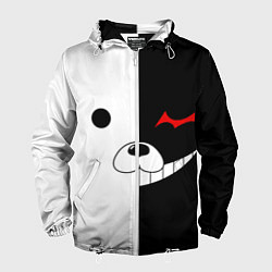Ветровка с капюшоном мужская Monokuma, цвет: 3D-белый