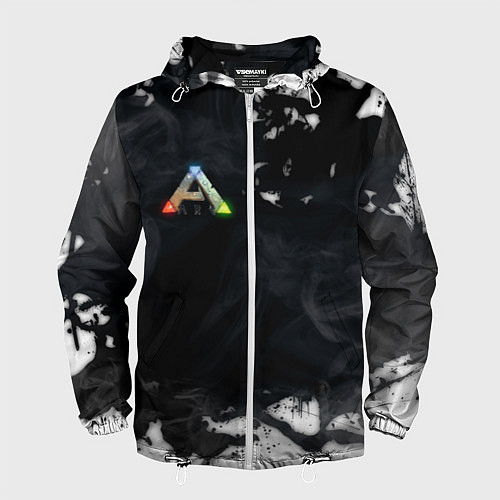 Мужская ветровка Ark Survival Evolved / 3D-Белый – фото 1