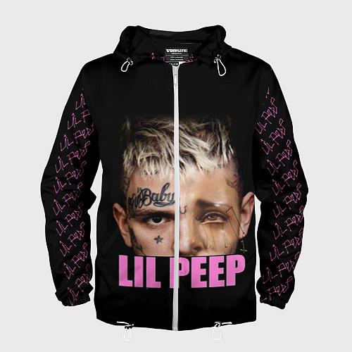 Мужская ветровка Lil Peep / 3D-Белый – фото 1