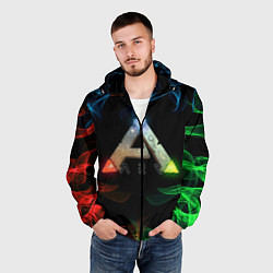 Ветровка с капюшоном мужская Ark Survival Evolved, цвет: 3D-черный — фото 2