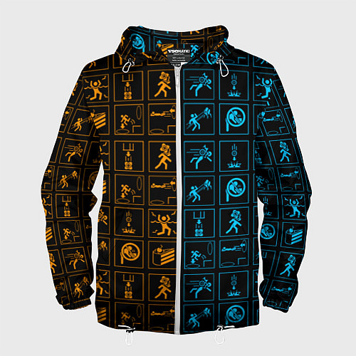 Мужская ветровка PORTAL / 3D-Белый – фото 1