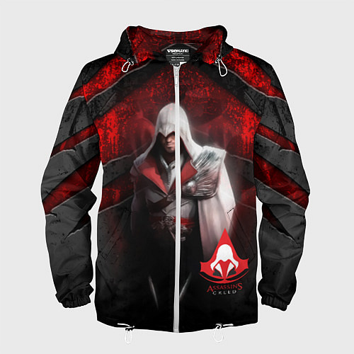 Мужская ветровка Assasin's creed / 3D-Белый – фото 1