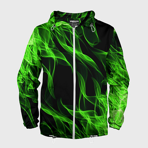 Мужская ветровка TOXIC FLAME / 3D-Белый – фото 1