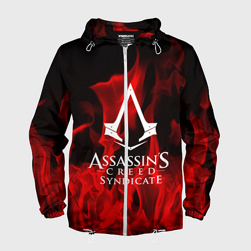 Мужская ветровка Assassin’s Creed: Syndicate / 3D-Белый – фото 1