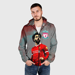 Ветровка с капюшоном мужская Mohamed Salah, цвет: 3D-черный — фото 2