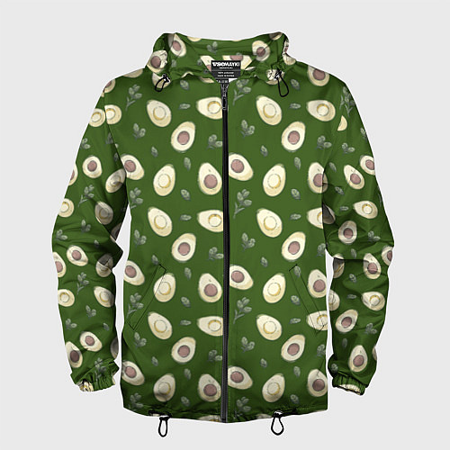 Мужская ветровка АВОКАДО / 3D-Черный – фото 1