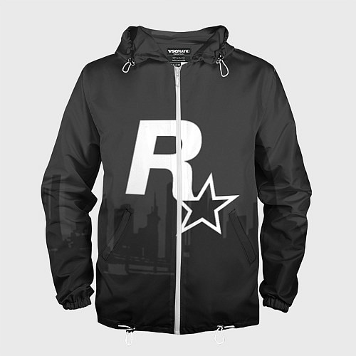 Мужская ветровка ROCKSTAR / 3D-Белый – фото 1