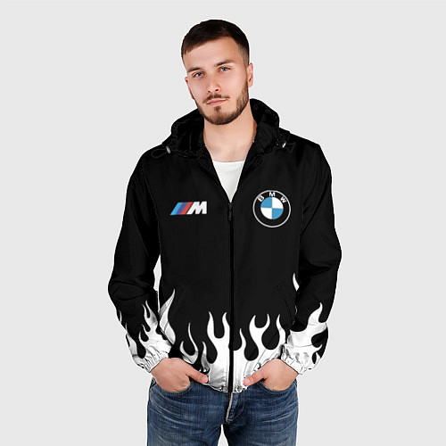 Мужская ветровка BMW БМВ / 3D-Черный – фото 3