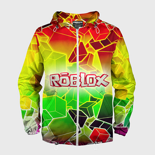 Мужская ветровка Роблокс / 3D-Белый – фото 1
