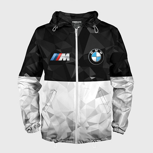 Мужская ветровка BMW M SPORT / 3D-Белый – фото 1