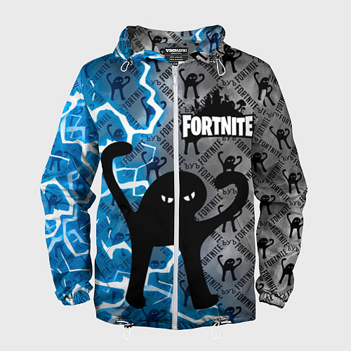 Мужская ветровка ЪУЪ FORTNITE / 3D-Белый – фото 1