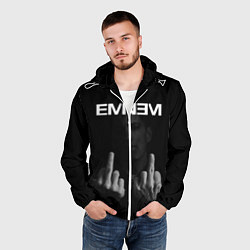 Ветровка с капюшоном мужская EMINEM, цвет: 3D-белый — фото 2