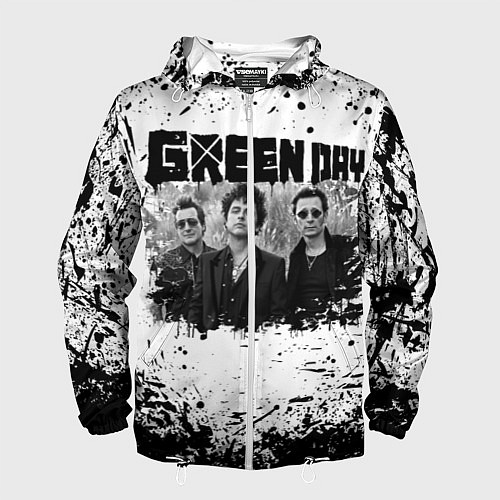 Мужская ветровка GreenDay / 3D-Белый – фото 1