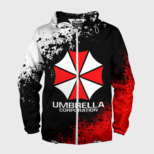 Мужская ветровка RESIDENT EVIL UMBRELLA / 3D-Белый – фото 1