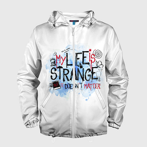 Мужская ветровка LIFE IS STRANGE / 3D-Белый – фото 1