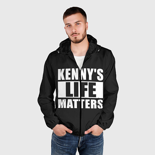 Мужская ветровка KENNYS LIFE MATTERS / 3D-Черный – фото 3