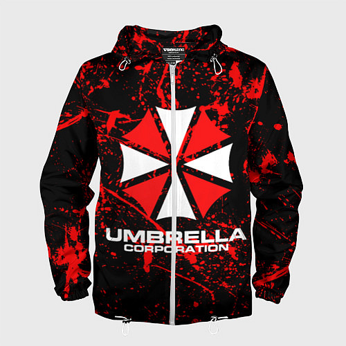 Мужская ветровка Umbrella Corporation / 3D-Белый – фото 1