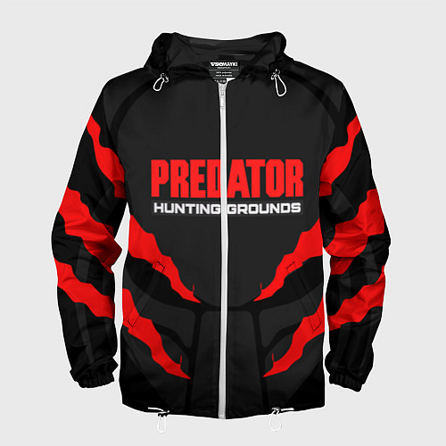 Мужская ветровка PREDATOR:HUNTING GROUNDS / 3D-Белый – фото 1