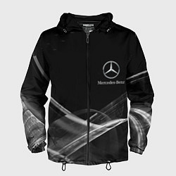 Ветровка с капюшоном мужская MERCEDES, цвет: 3D-черный