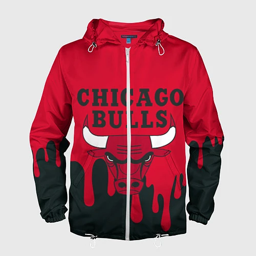 Мужская ветровка Chicago Bulls / 3D-Белый – фото 1