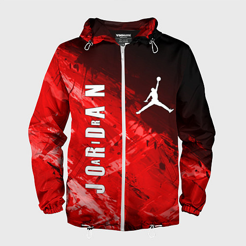 Мужская ветровка MICHAEL JORDAN AIR / 3D-Белый – фото 1