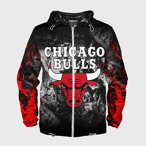 Мужская ветровка CHICAGO BULLS / 3D-Белый – фото 1