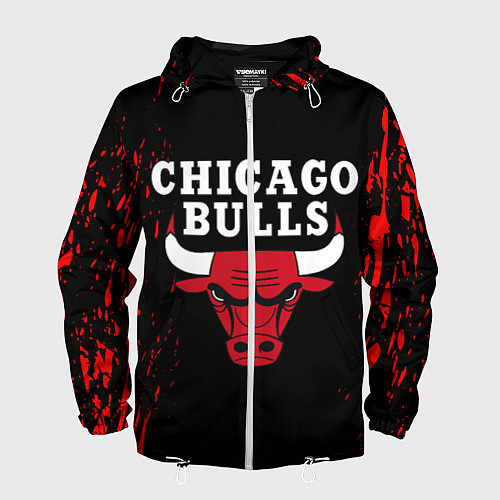 Мужская ветровка CHICAGO BULLS / 3D-Белый – фото 1