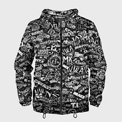 Ветровка с капюшоном мужская Top Hip Hop, цвет: 3D-черный