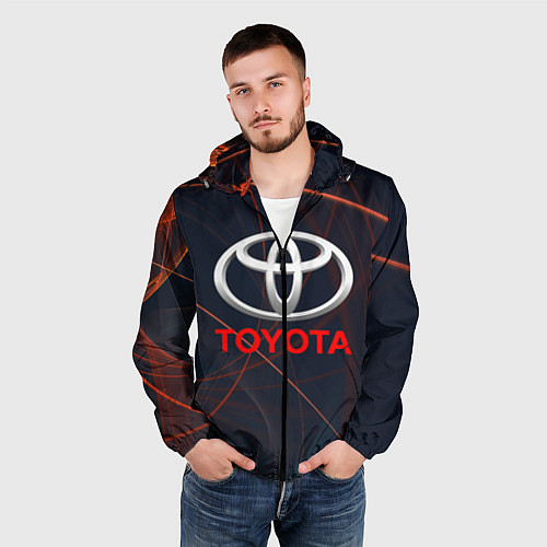 Мужская ветровка TOYOTA / 3D-Черный – фото 3