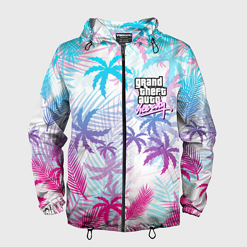 Мужская ветровка GTA VICE CITY / 3D-Черный – фото 1