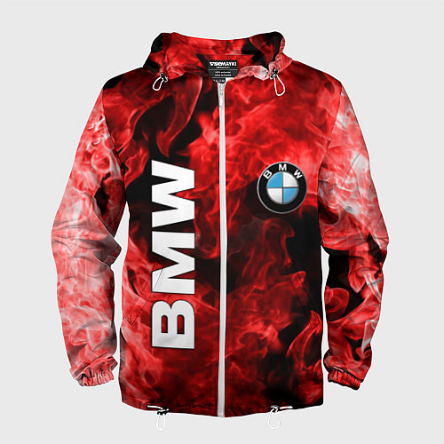 Мужская ветровка BMW FIRE / 3D-Белый – фото 1