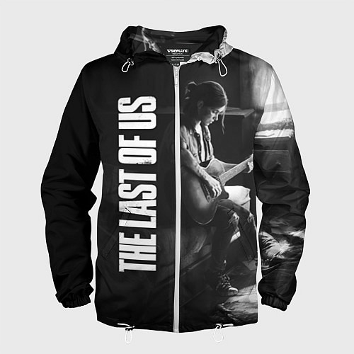 Мужская ветровка The last of us part 2 ЭЛЛИ / 3D-Белый – фото 1