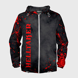 Ветровка с капюшоном мужская Helltaker Logo Z, цвет: 3D-белый