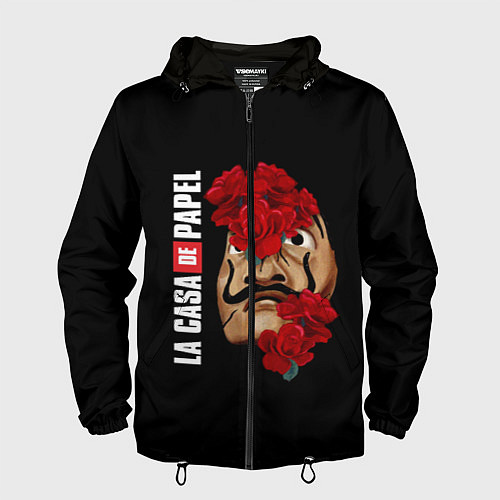 Мужская ветровка БУМАЖНЫЙ ДОМ / 3D-Черный – фото 1