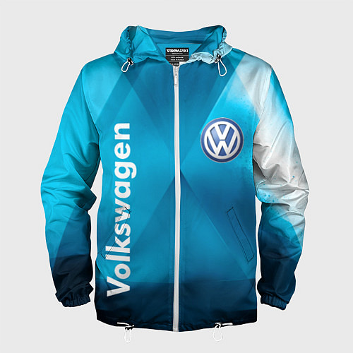 Мужская ветровка VOLKSWAGEN / 3D-Белый – фото 1