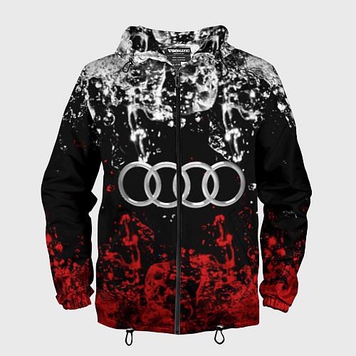 Мужская ветровка AUDI / 3D-Черный – фото 1