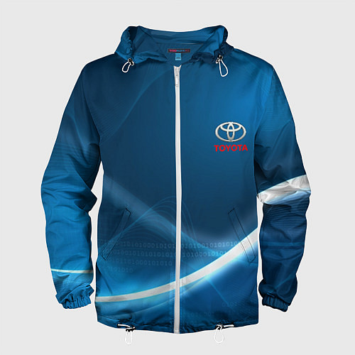 Мужская ветровка TOYOTA / 3D-Белый – фото 1